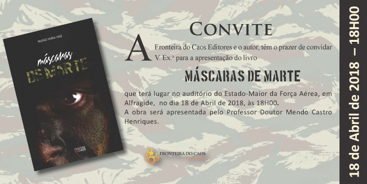 O Nuno Mira Vaz - 277/1950 convida para o lançamento do seu último livro